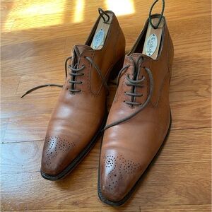 Barely worn, handcrafted shoes from the Portuguese designer Carlos Santos.